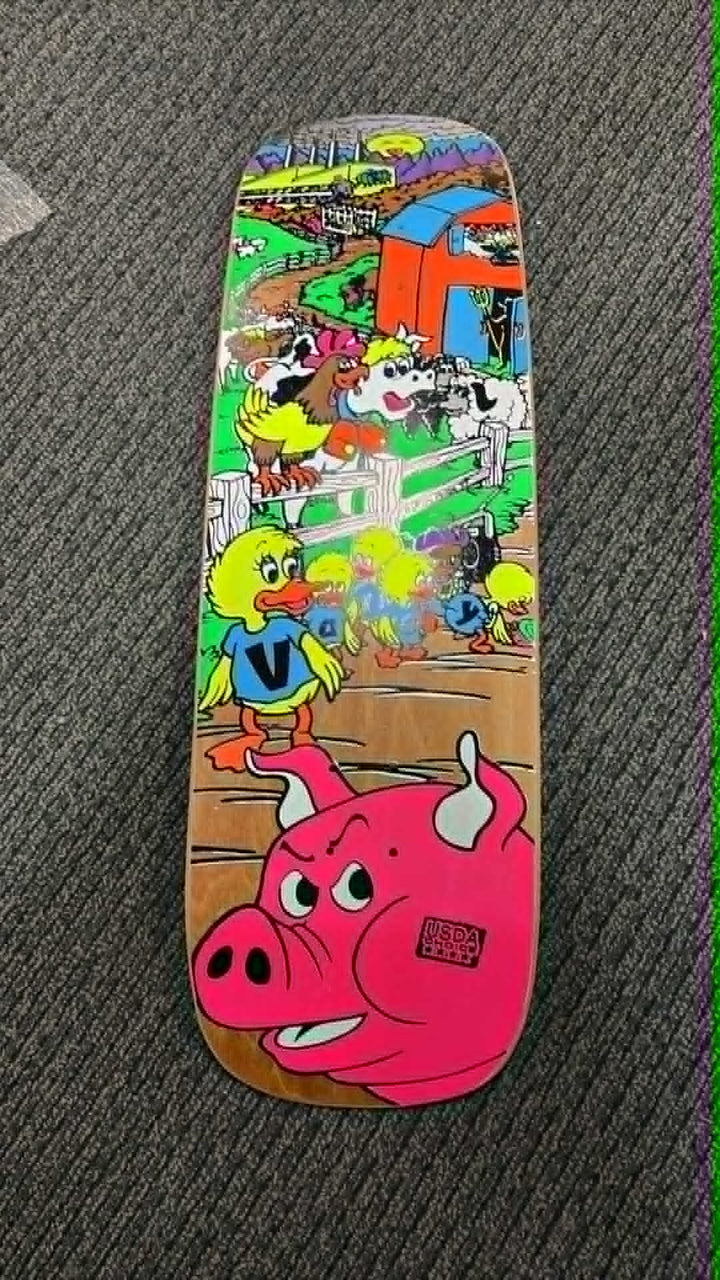 World Industries Mike Vallely Barnyard [Autograph Option] Skateboard Deck