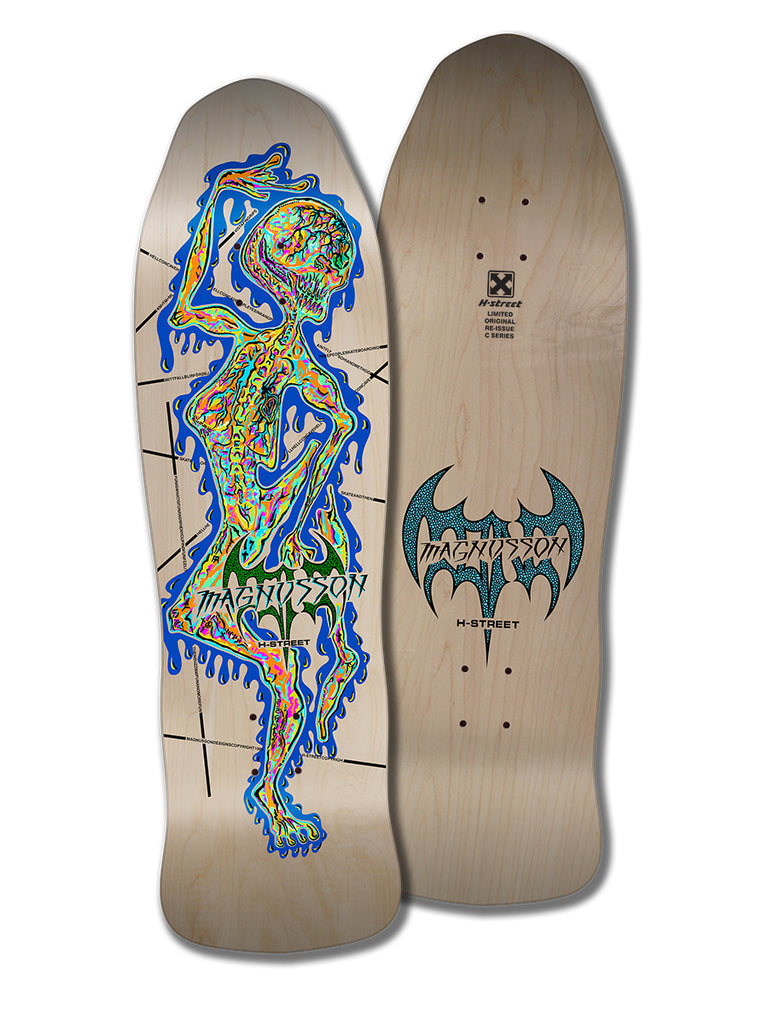 H-STREET TONY MAG ALIEN C SERIES 9.5" SKATEBOARD DECK