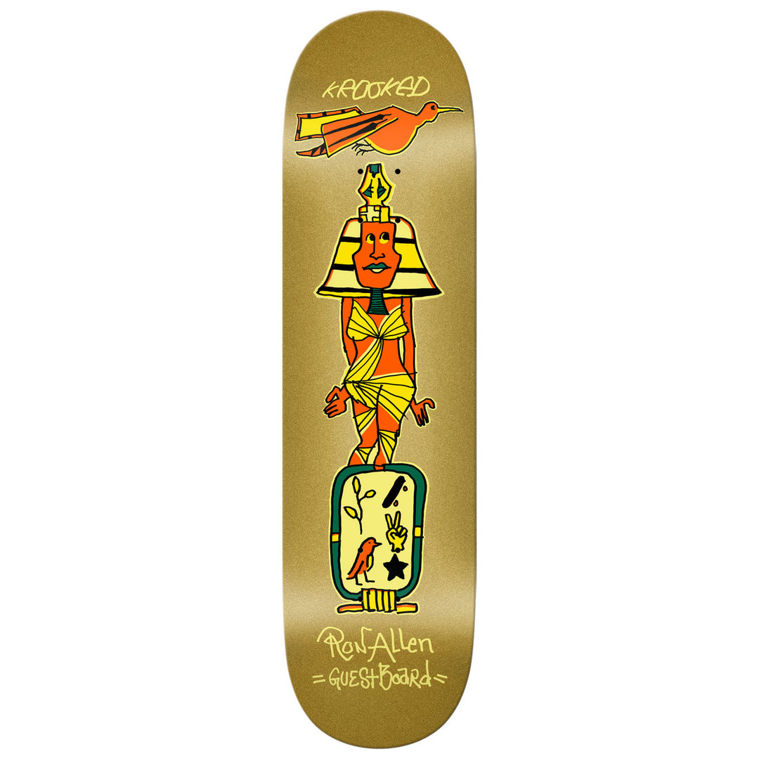 Krooked Ron Allen Guest Gold 8.25" Skateboard Deck