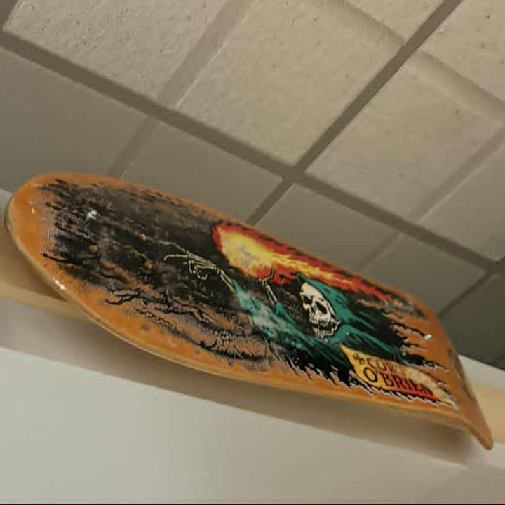 Santa Cruz O'Brien "Reaper" Natural NOS OG Vintage 80s [Storage Scuffs] Skateboard Deck