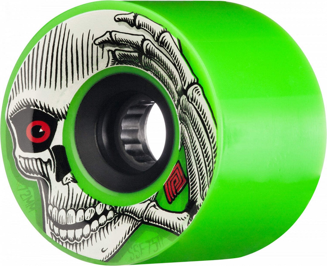 Powell Peralta Kevin Reimer 72mm 75A Green Skateboard Wheels