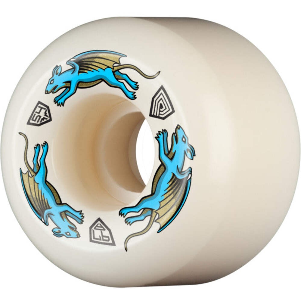 POWELL PERALTA NANO RATS ASYMMETRICAL AA2 54mm 97a SKATEBOARD WHEELS