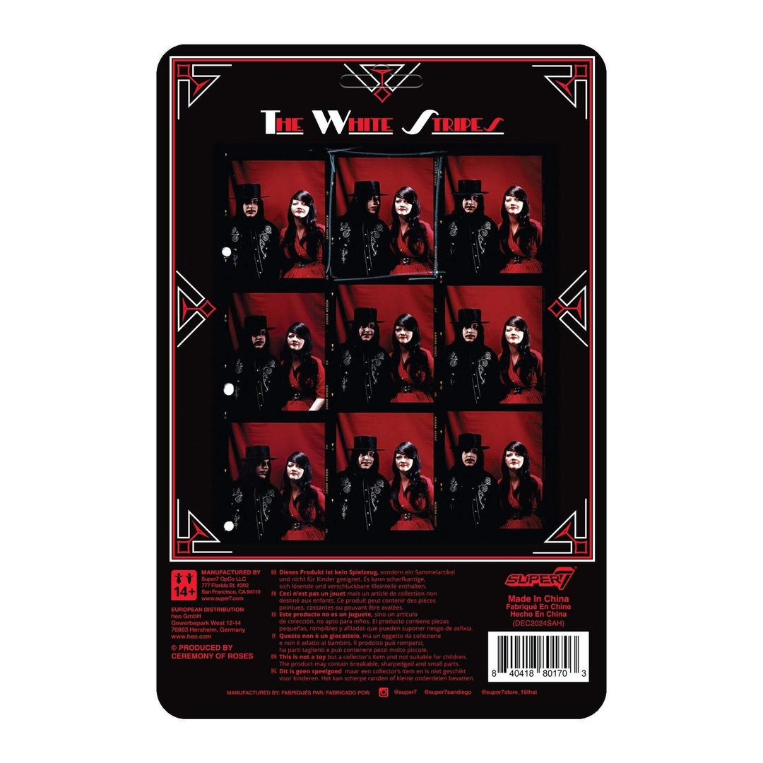 Super7 x The White Stripes (Get Behind Me Satan) ReAction Figures