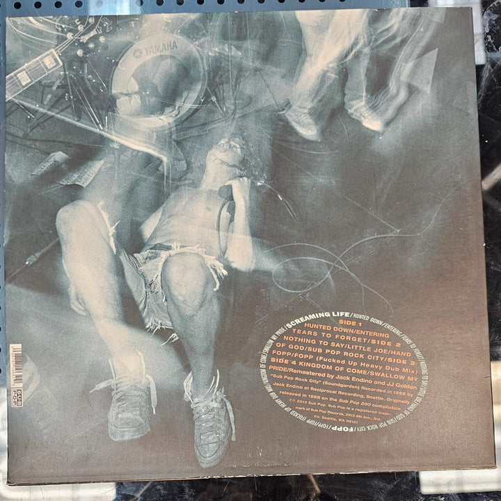 Soundgarden - Screaming Life / Fopp 2x (Silver Metallic Color Vinyl) LP Record *