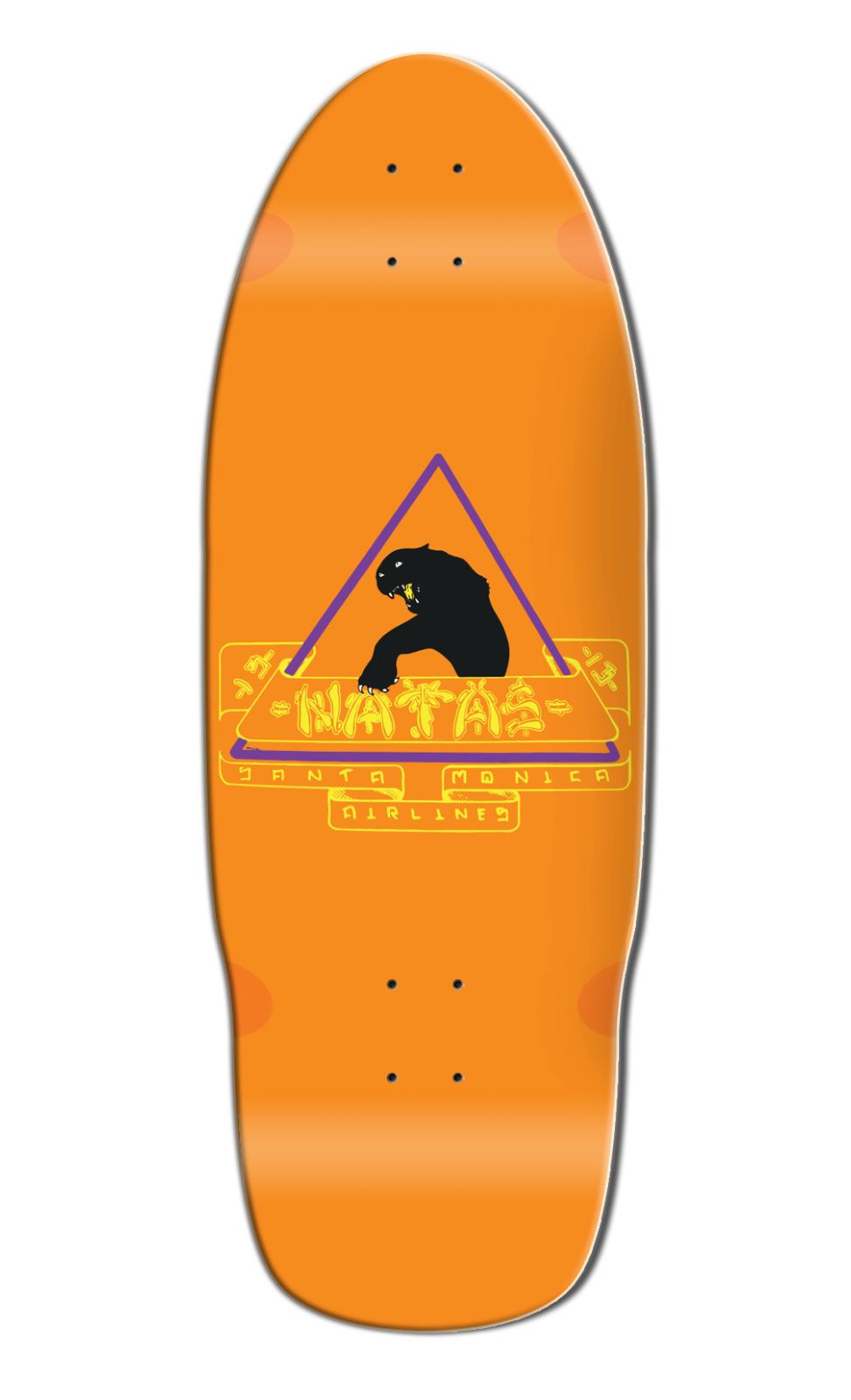 SMA Natas Kaupas 1st Edition Panther Orange 10" Skateboard Deck