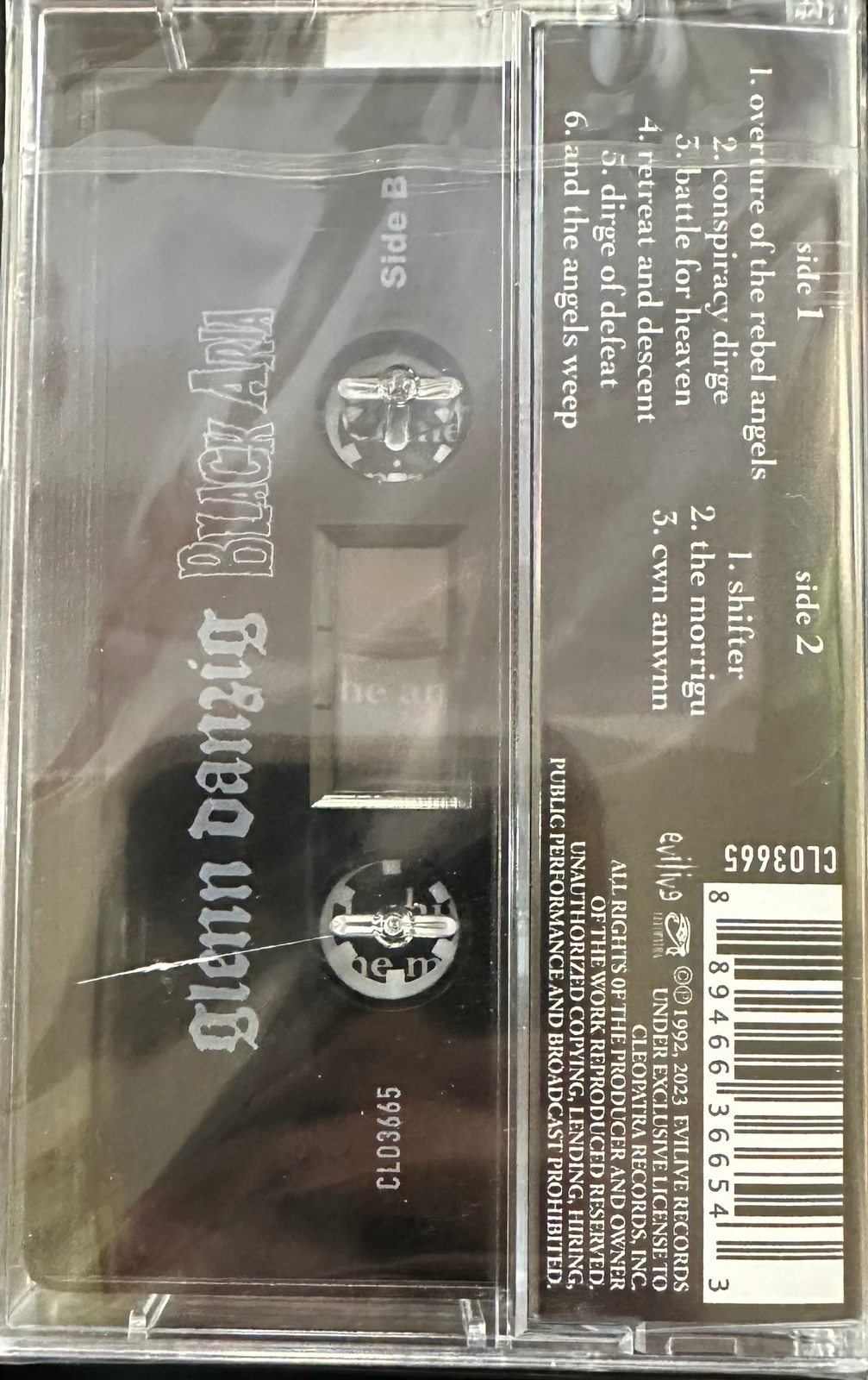 Glenn Danzig - Black Aria Cassette