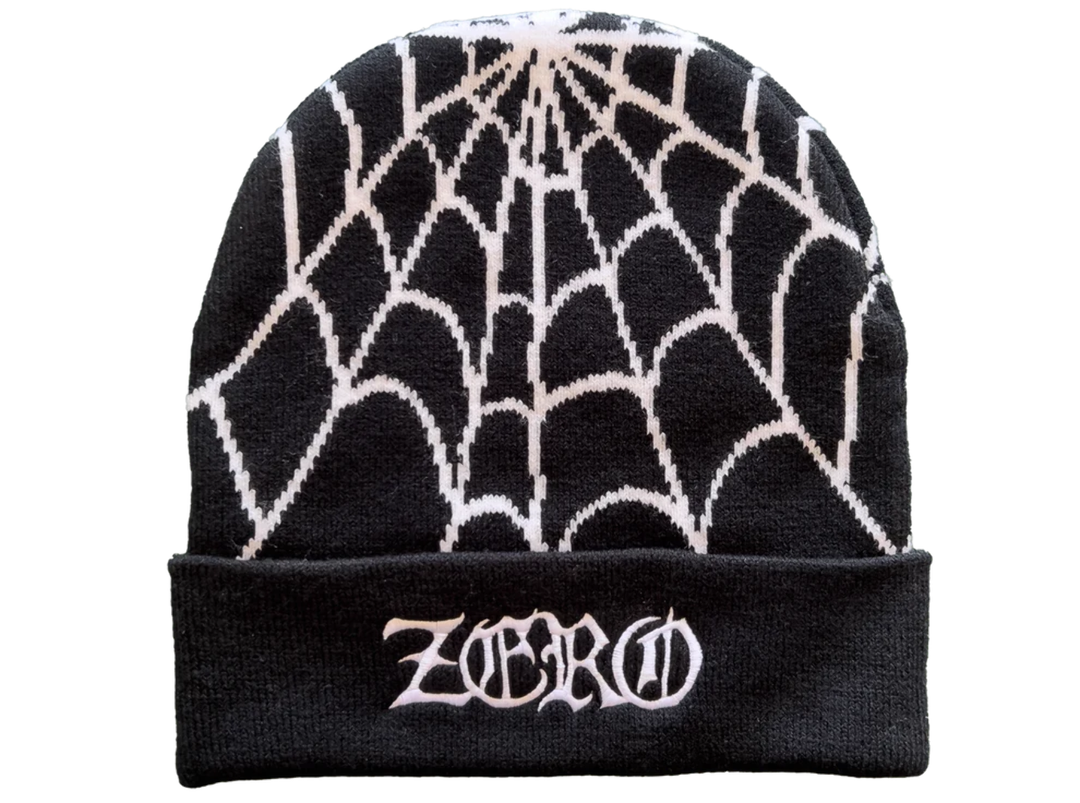 Zero Skateboards Wasteland Spiderweb (Black) Beanie