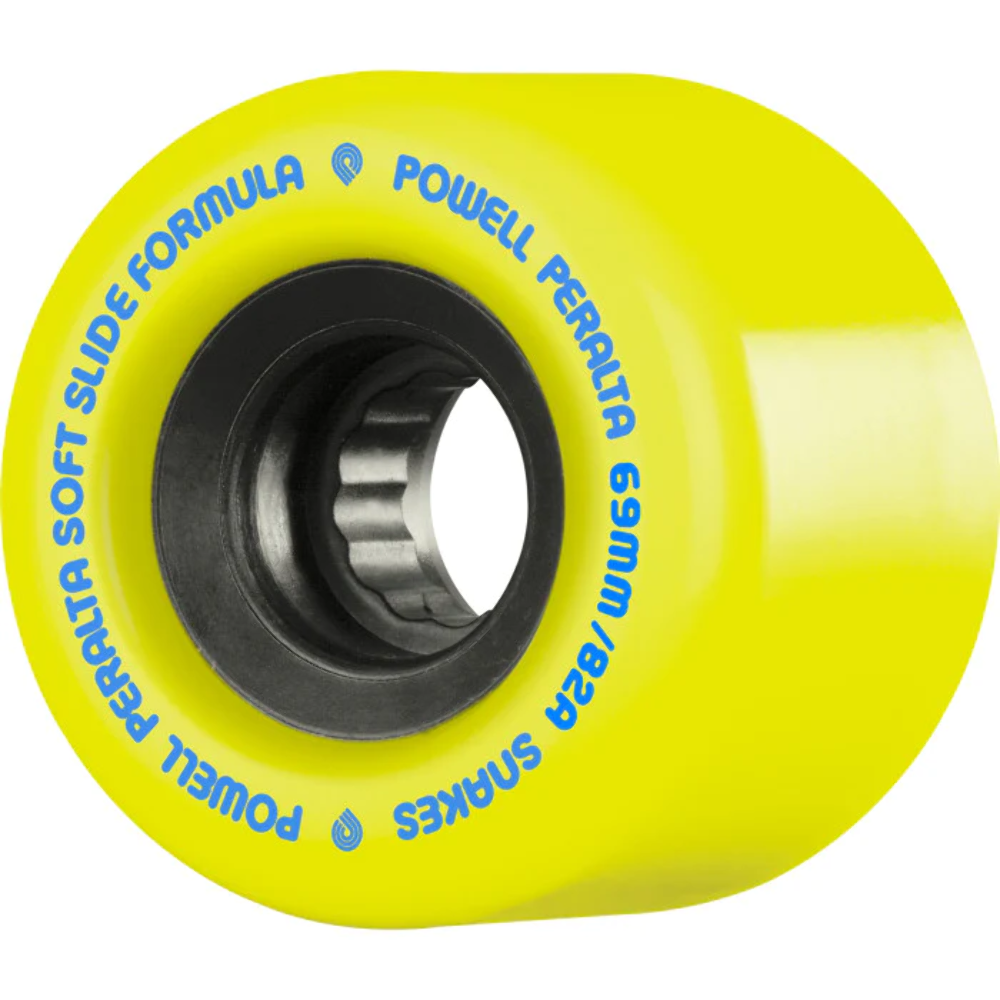 Powell Peralta Snakes 69mm 82a Yellow Skateboard Wheels