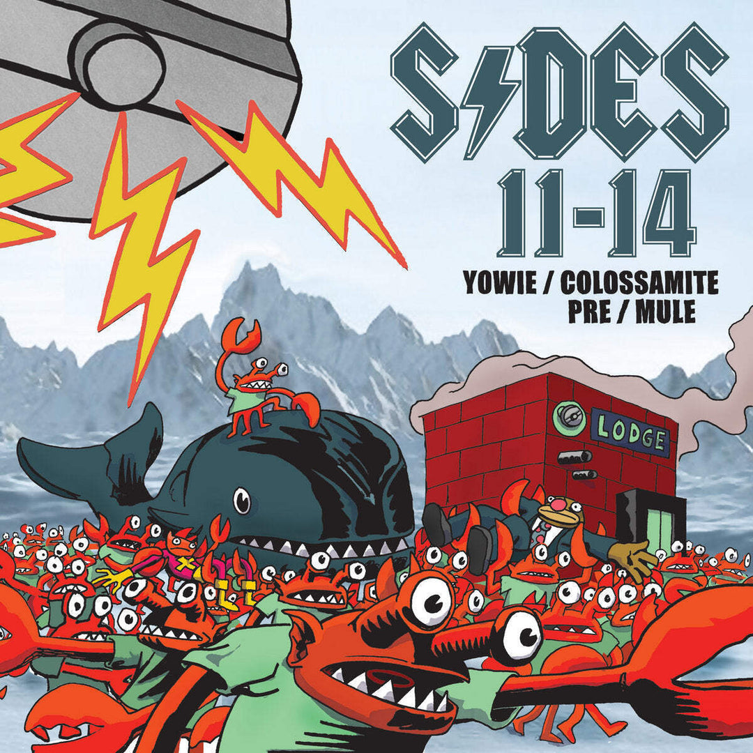Sides 11-14 - Yowie / Colossamite / Pre / Mule 2x 7" + Comic Book