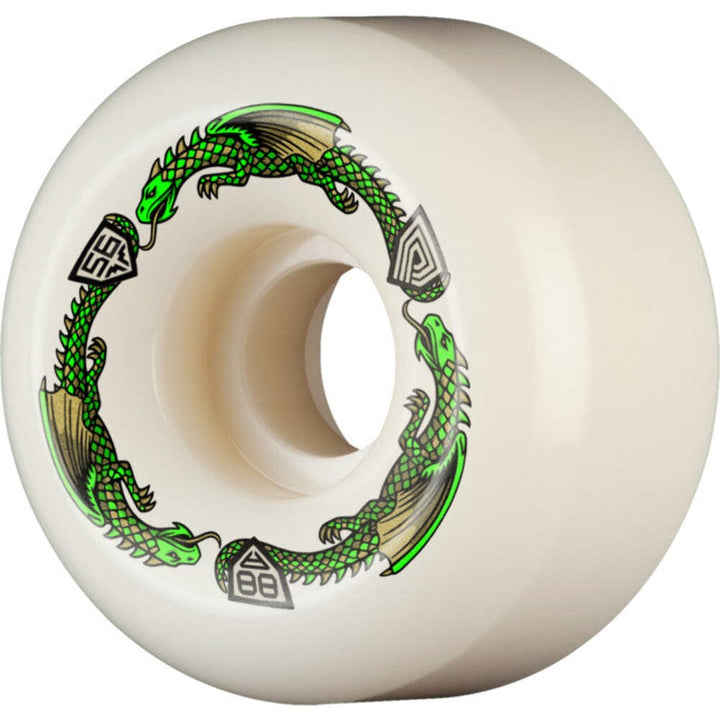 POWELL PERALTA DRAGONS SYMMETRICAL 56MM 88A V6 SKATEBOARD WHEELS