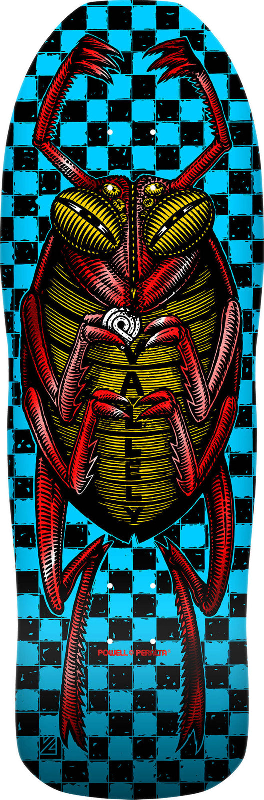 Powell Peralta Mike Vallely "Bug" Red Foil [Autographed] Skateboard Deck