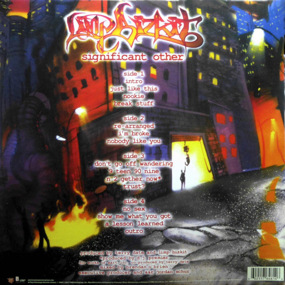LIMP BIZKIT – Significant Other 2x Vinyl LP Record
