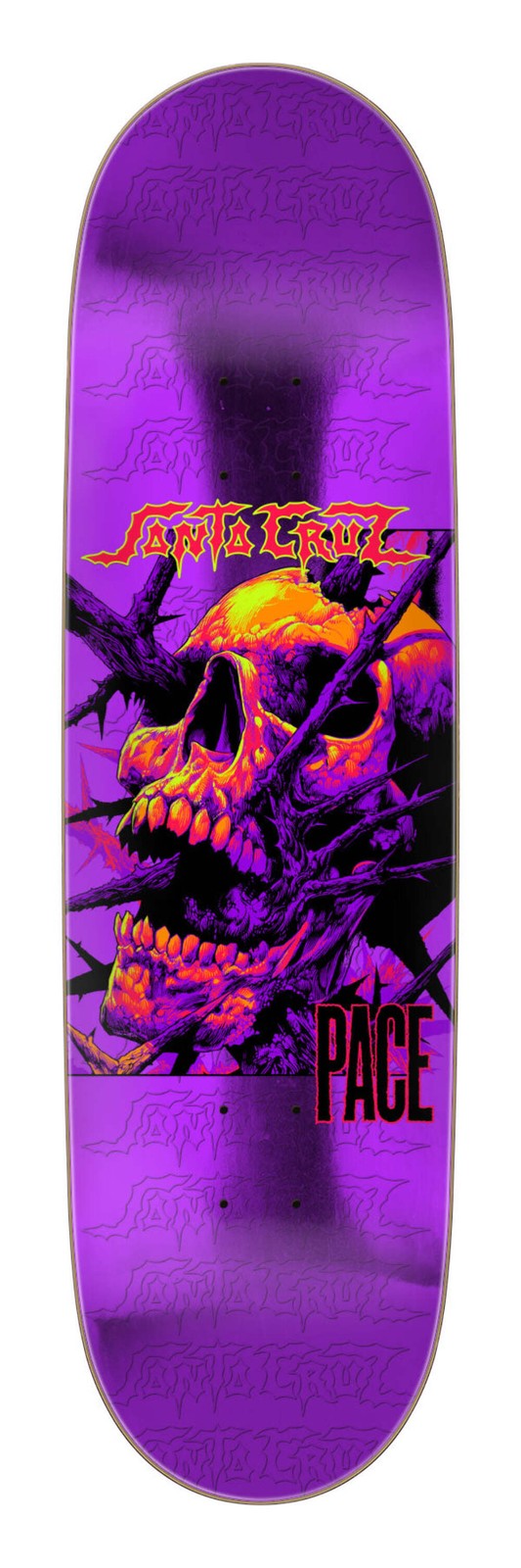 SANTA CRUZ PACE "DEATHTRAP REMIX" 8.7" SKATEBOARD DECK