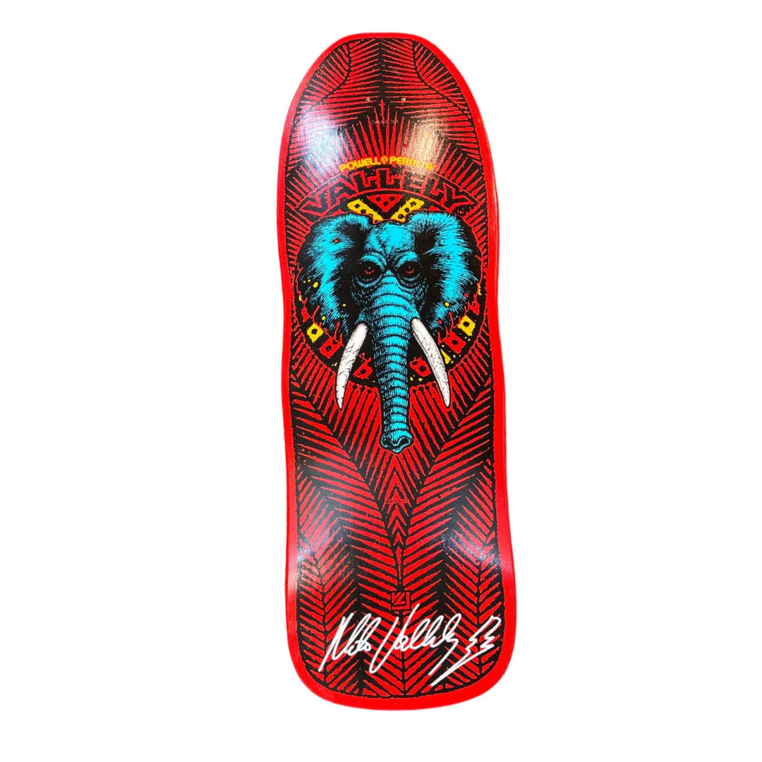 Powell Peralta Mike Vallely Elephant Red [Autographed] Skateboard Deck