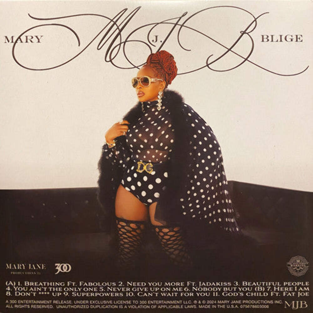 Mary J. Blige – Gratitude (LTD Silver Color Vinyl) LP Record