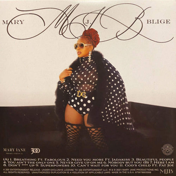 Mary J. Blige – Gratitude (LTD Silver Color Vinyl) LP Record
