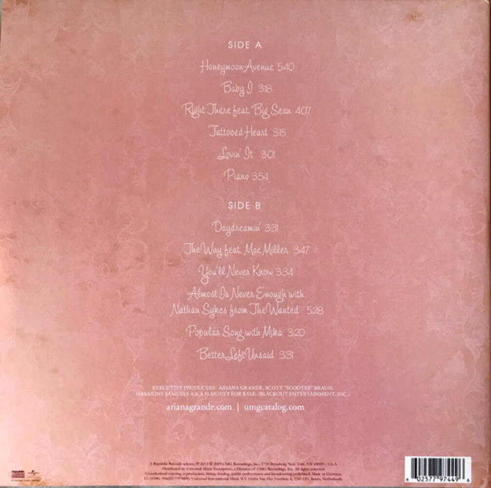 Grande, Ariana - Yours Truly [180G] Vinyl LP Record