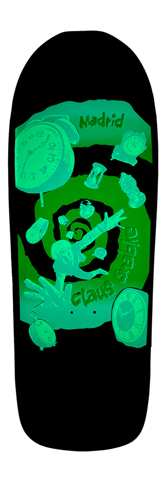 Madrid Claus Grabke Time Warp LTD Glow In The Dark 10.75" Skateboard Deck