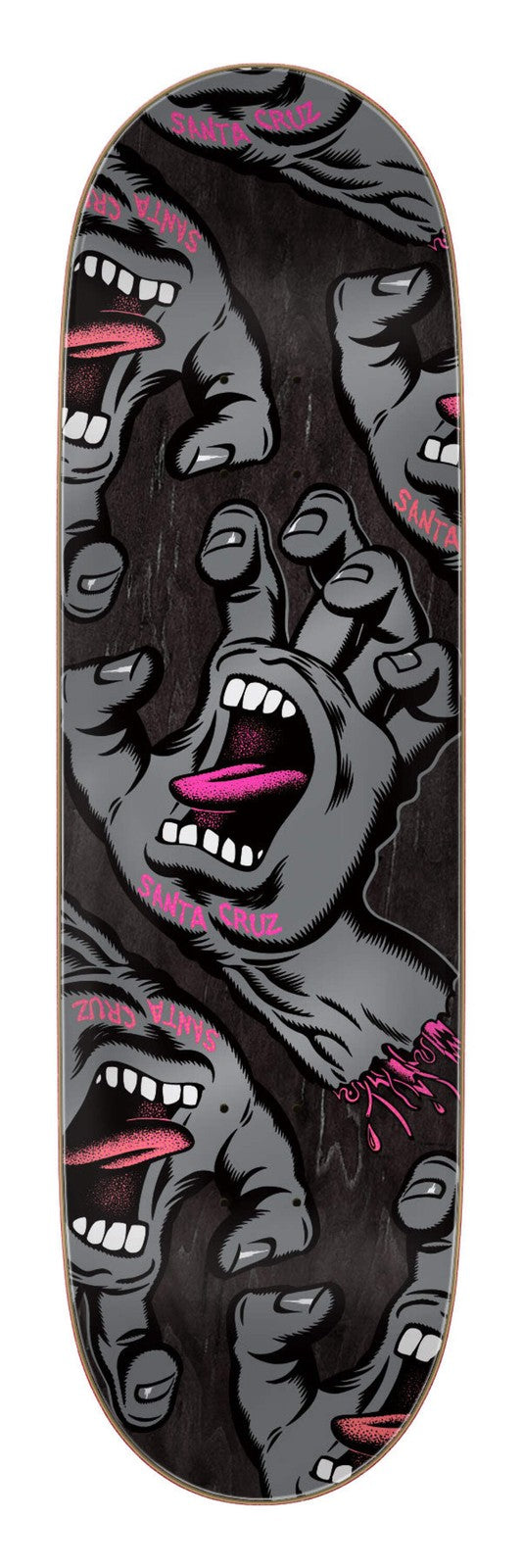 Santa Cruz Crowded Hand 9" Skateboard Deck