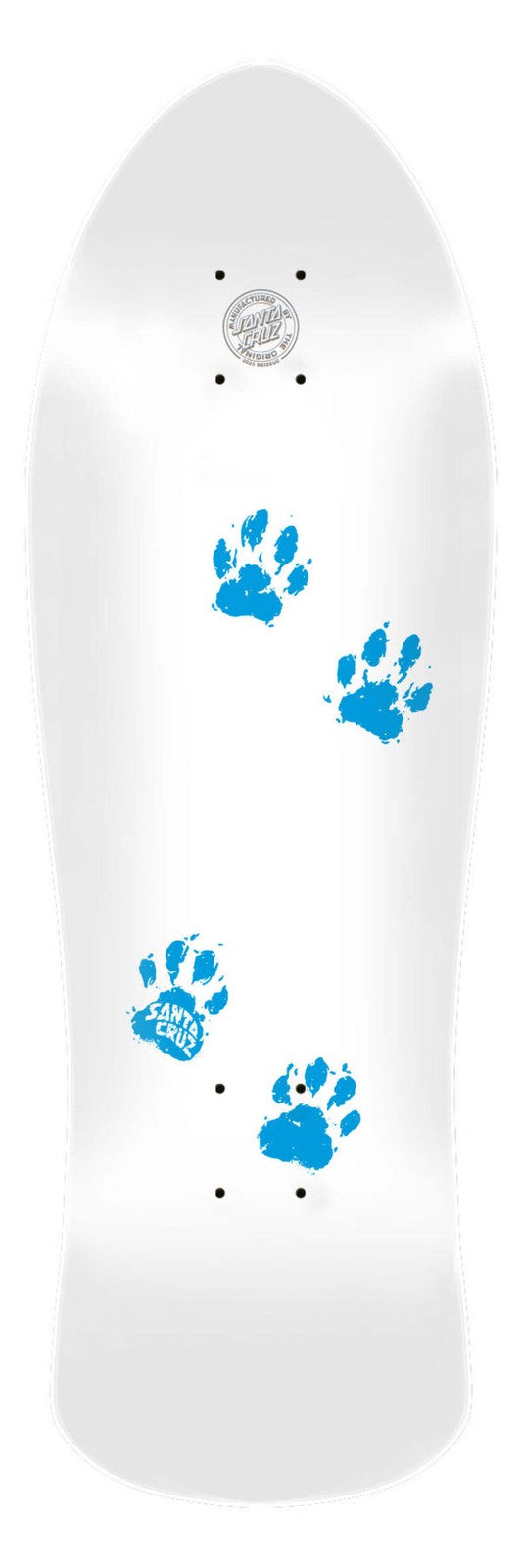 Santa Cruz Dressen Pup White Dip 9.5" Complete Skateboard