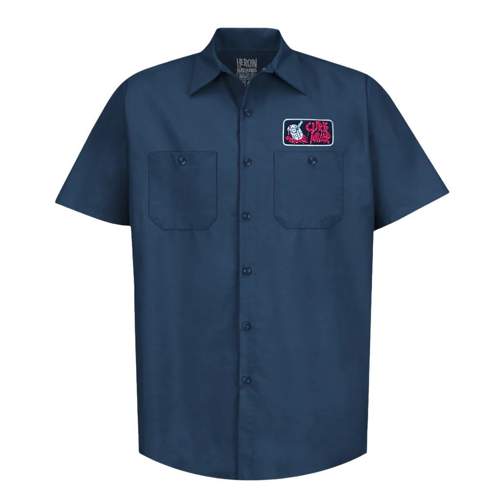 Heroin "Curb Killer" Navy Work Shirt
