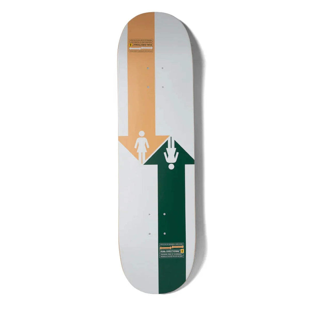 Girl McCrank Dual Directional Twin 8.5" Skateboard Deck