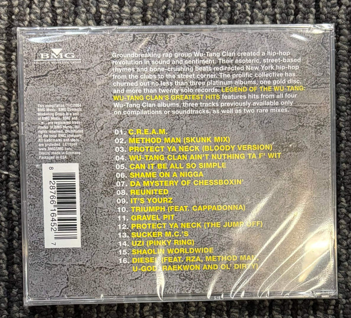 Wu-Tang Clan – Legend Of The Wu-Tang: Wu-Tang Clan's Greatest Hits CD