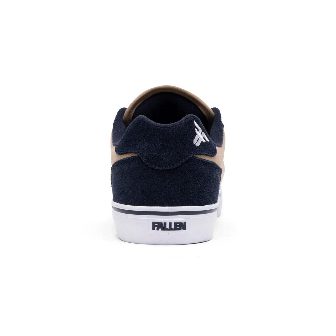 Fallen The Goat Navy/Tan/White Skateboard Shoes
