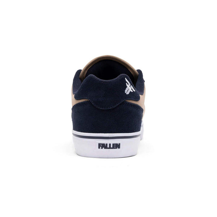 Fallen The Goat Navy/Tan/White Skateboard Shoes