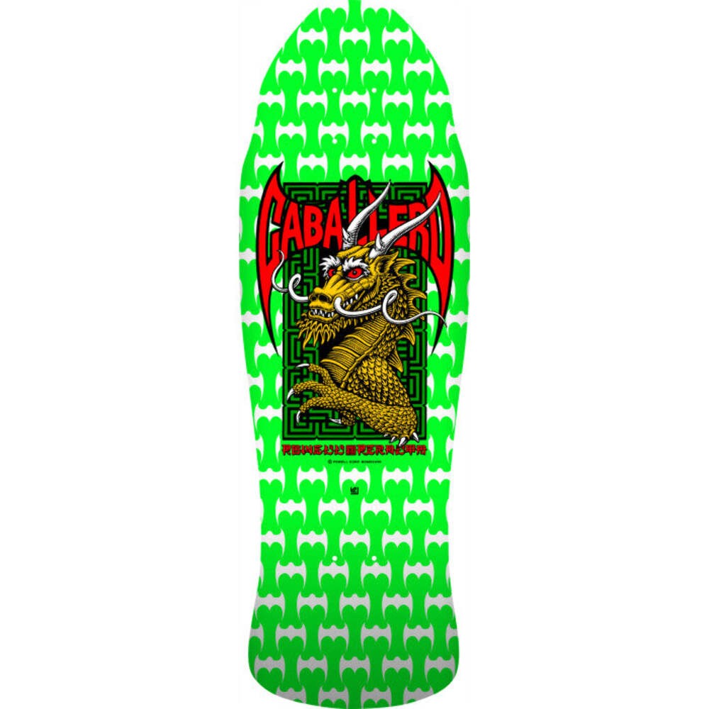 Powell Peralta Steve Caballero Street Dragon DNB Green/White 9.625" Skateboard D
