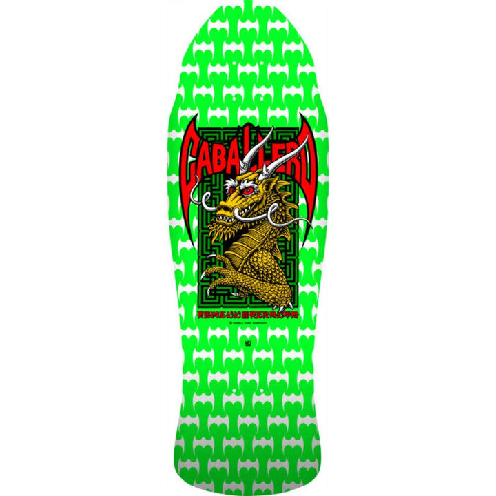 Powell Peralta Steve Caballero Street Dragon DNB Green/White 9.625" Skateboard D