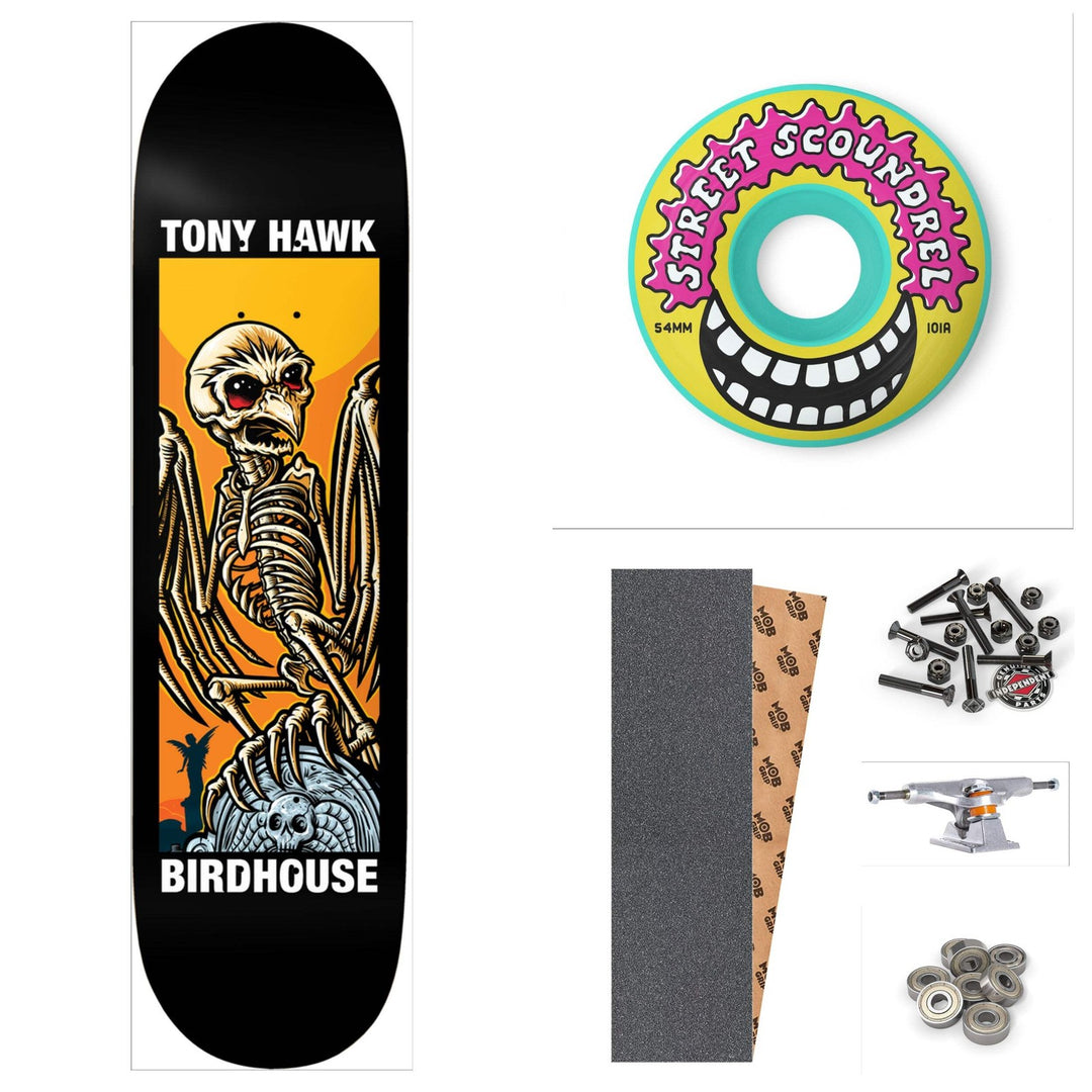 BIRDHOUSE HAWK "SECOND LIFE" 8" COMPLETE SKATEBOARD