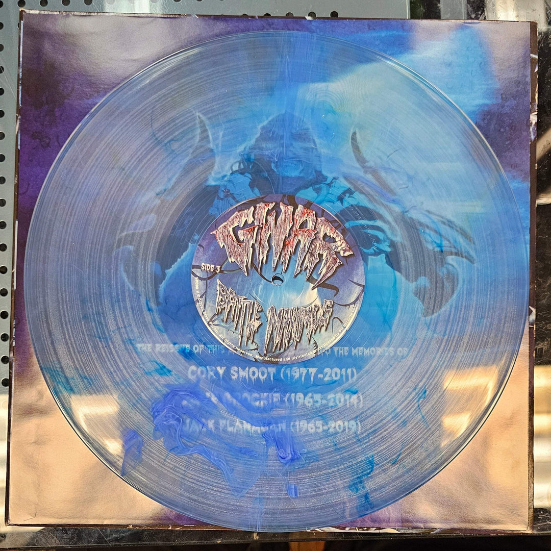 Gwar – Battle Maximus Crystal Blue w/Dark Blue Swirl Color 2x Vinyl LP Record **