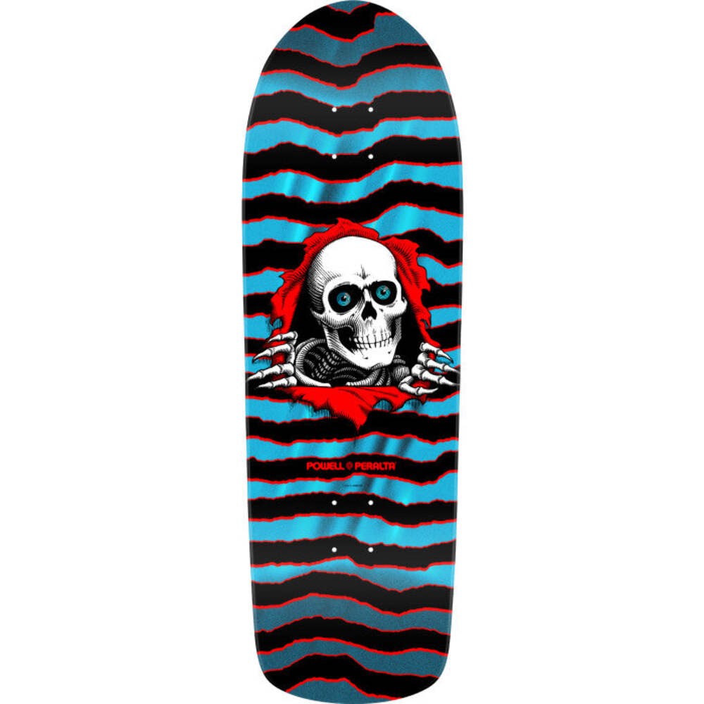 Powell Peralta "OS Ripper" Aqua Foil 10" Skateboard Deck
