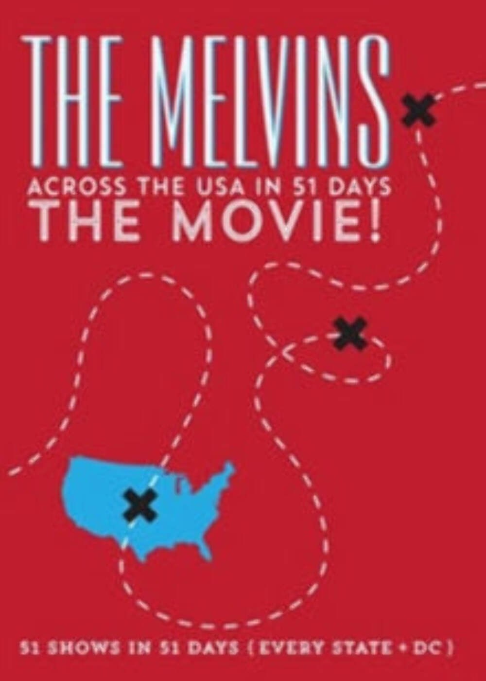 Melvins - Across The Usa In 51 Days The Movie DVD