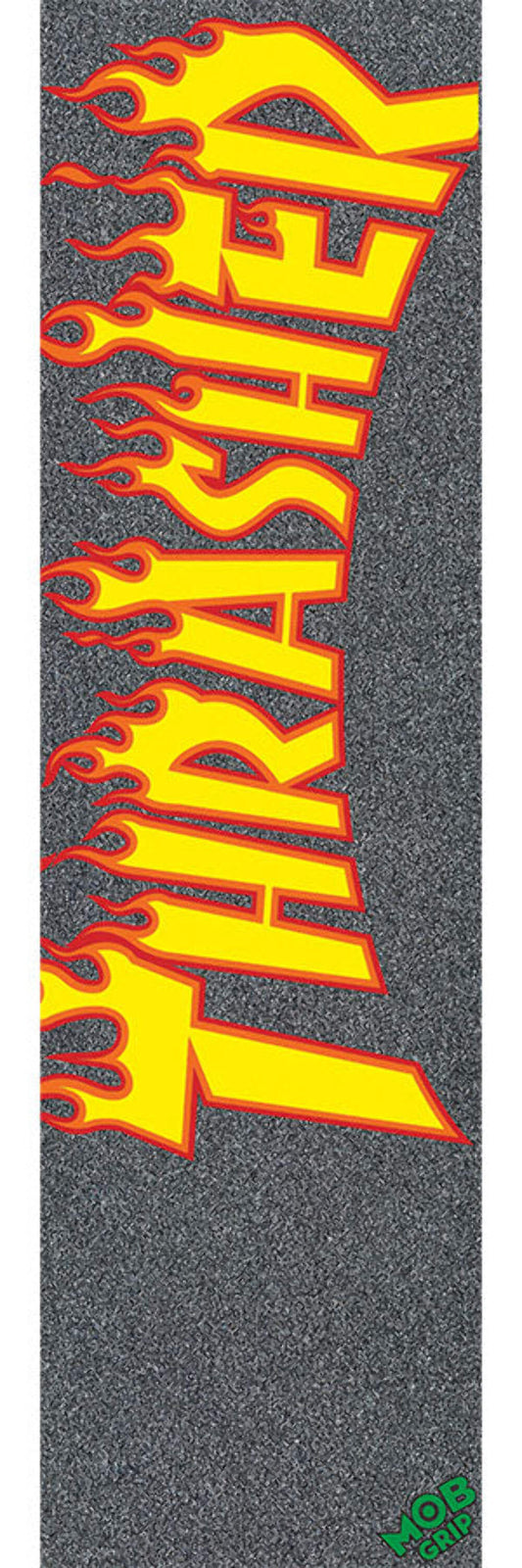 Mob x Thrasher Magazine Yellow and Orange Flame Skateboard Grip Tape