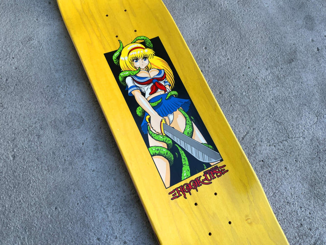 Hook Ups Tentacle School Girl 8.5" Skateboard Deck