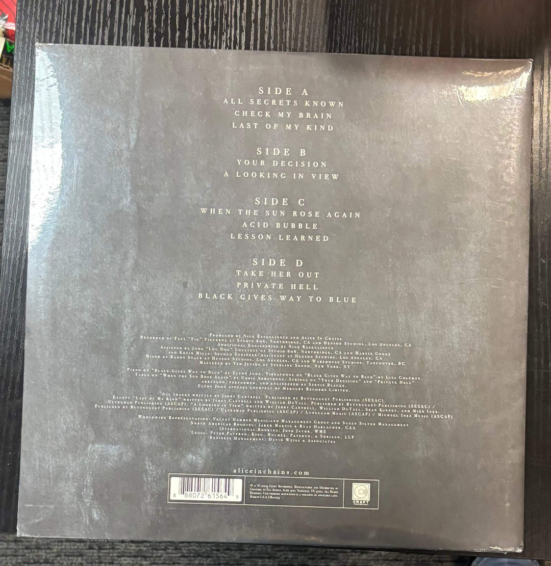 ALICE IN CHAINS - BLACK GIVES WAY TO BLUE 2x Vinyl LP Record