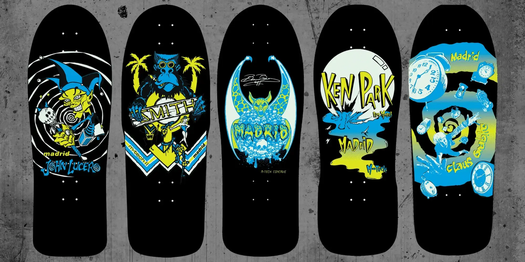 Madrid Claus Grabke Time Warp LTD Glow In The Dark 10.75" Skateboard Deck