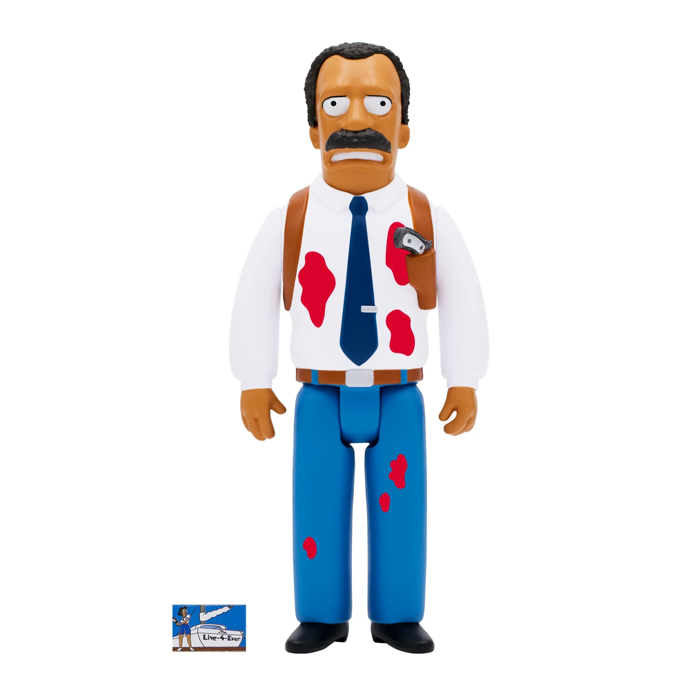 Super7 X The Simpsons - Mcbain Scoey Reaction Figure