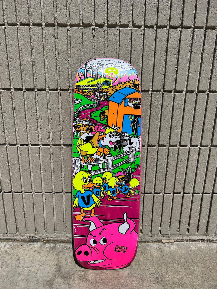World Industries Mike Vallely Barnyard [Autograph Option] Skateboard Deck