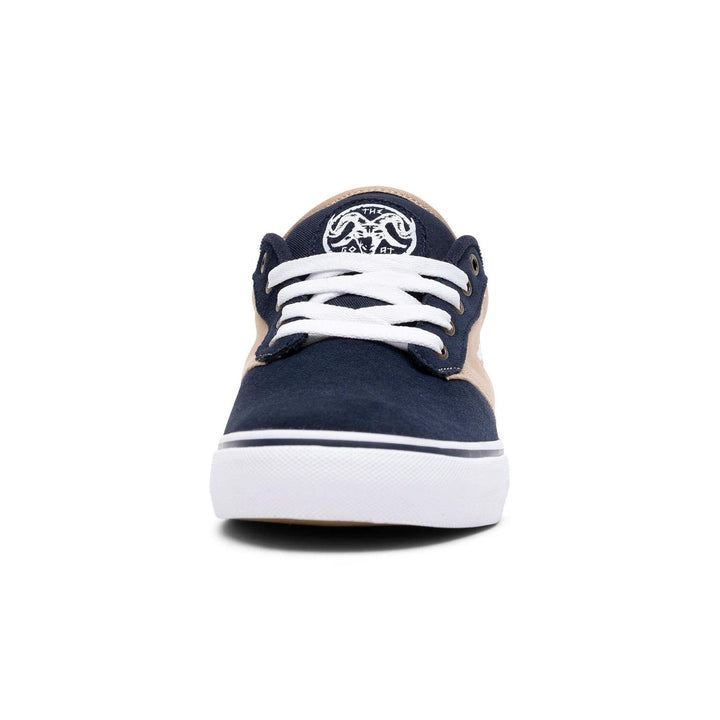 Fallen The Goat Navy/Tan/White Skateboard Shoes