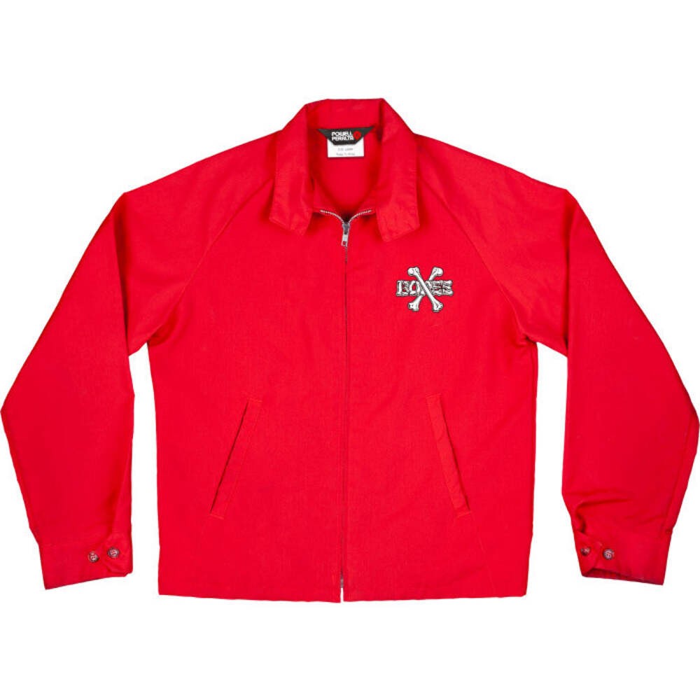 Powell Peralta Cross Bones Red Gas Jacket