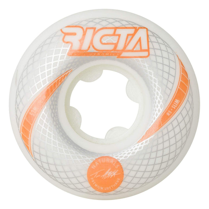 Ricta Asta Vortex Naturals White Slim 52mm 101a Skateboard Wheels