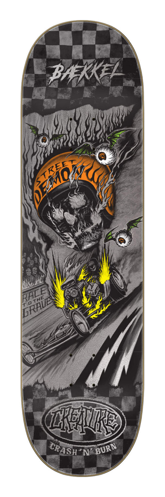 Creature Baekkel Crash And Burn 8.6" Skateboard Deck