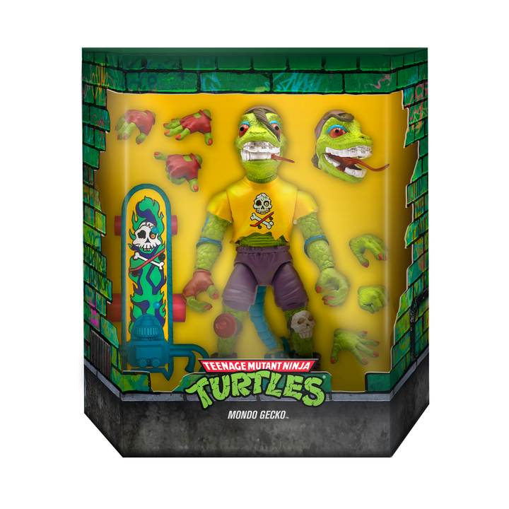 Super7 x Teenage Mutant Ninja Turtles Ultimates Mondo Gecko Wave 4 Action Figure