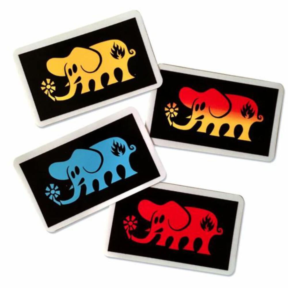 Black Label Skateboards Elephant Sticker