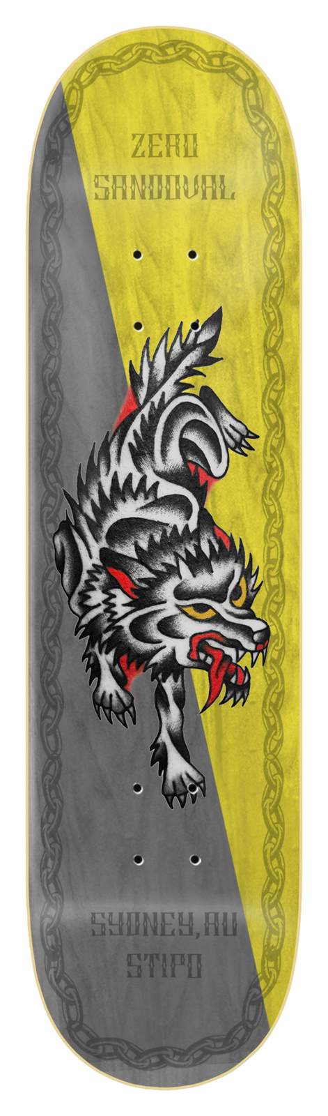 Zero Sandoval "Stipo" 8.375" Skateboard Deck