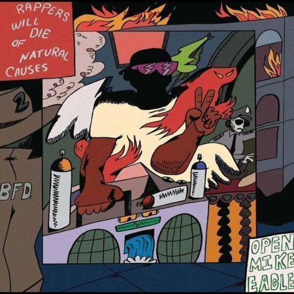 Open Mike Eagle – Rappers Will Die Of Natural Causes Silver Color Vinyl LP Recor