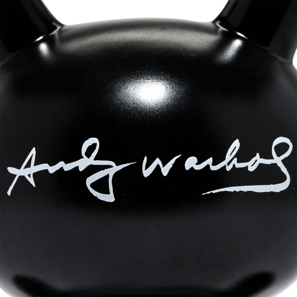 KIDROBOT x ANDY WARHOL FRIGHT WIG SELF-PORTRAIT 8" MASTERPIECE DUNNY - MONOCHROM